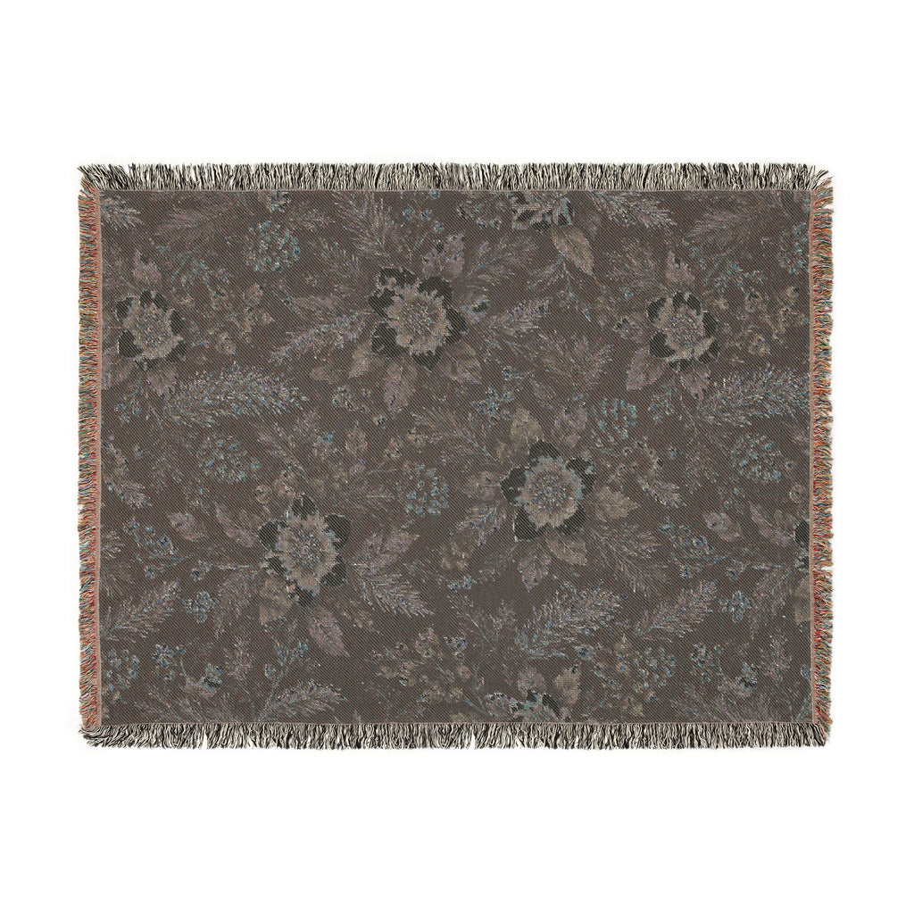 Midnight Garden Woven Blanket | The Winter House Collection