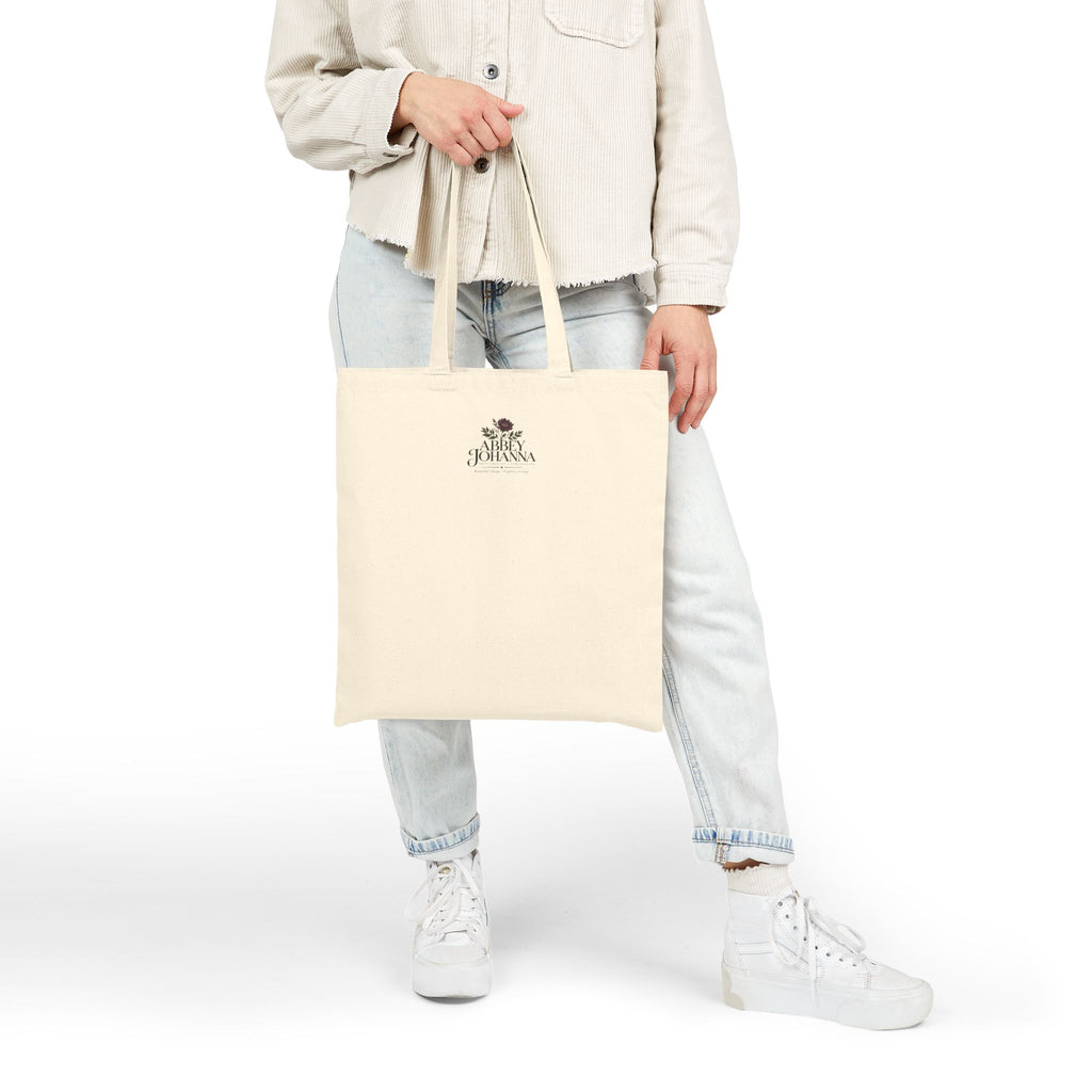 Victorian No. 003 – Vintage Floral Tote Bag | Botanical Cotton Canvas Shopper — view 11