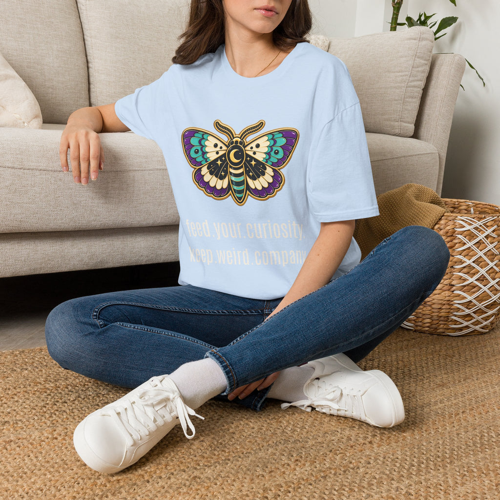 Feed Your Curiosity — Moth Super-Soft Tee | Abbey Johanna — view 5