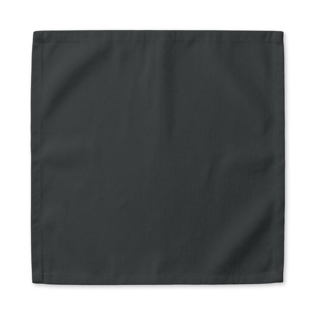 Smoked Charcoal Cotton Twill Napkin | The Fall Collection