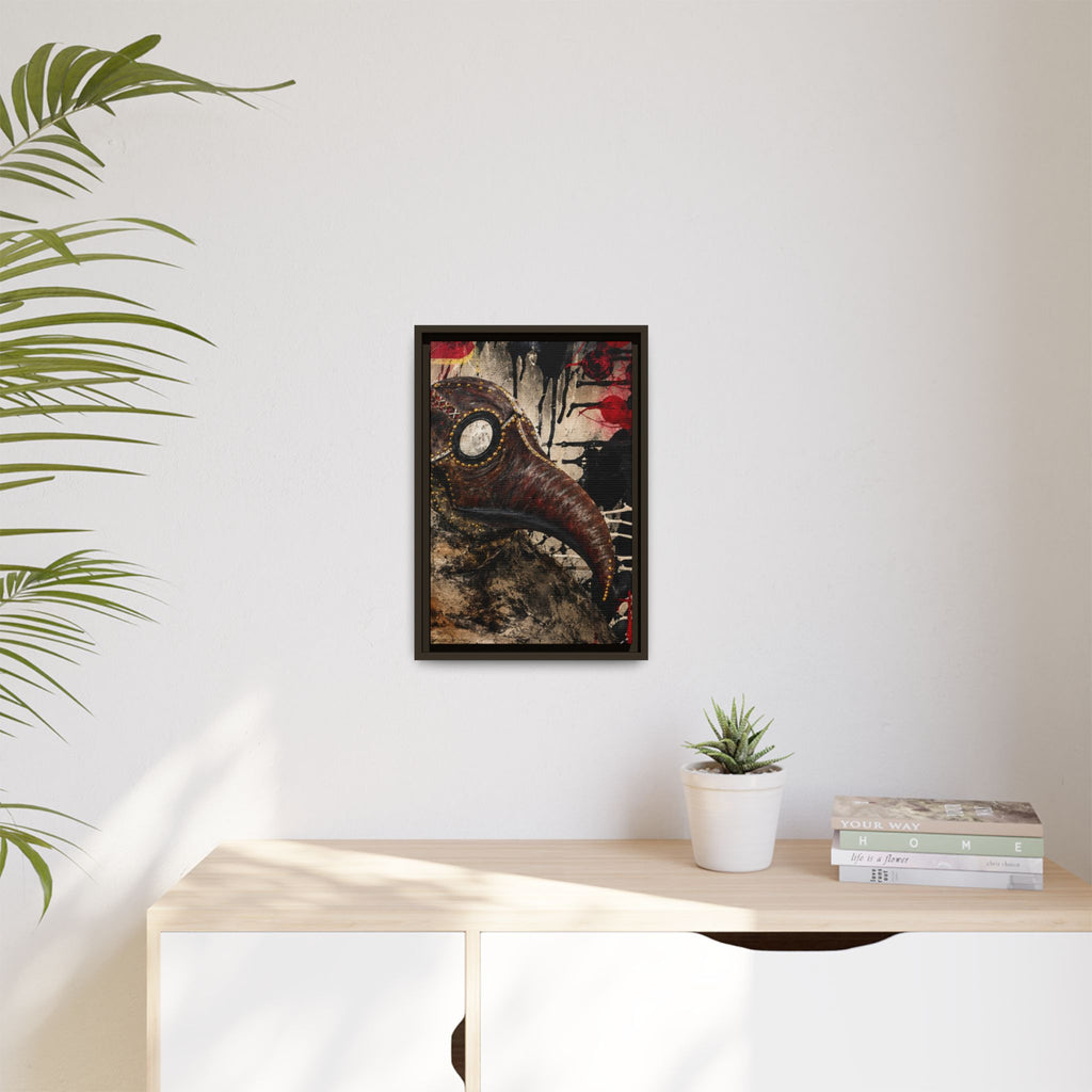 Odd Co. Beauty is Decay – Plague Doctor Framed Canvas | Gothic Dark Wall Art — view 25