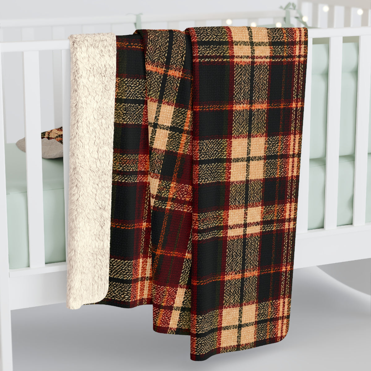 Heirloom Plaid Sherpa Throw | The ALT Shop Fall Collection
