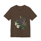 Gothic Botanical 'Look Don't Touch' Tee | Dark Floral Illustration