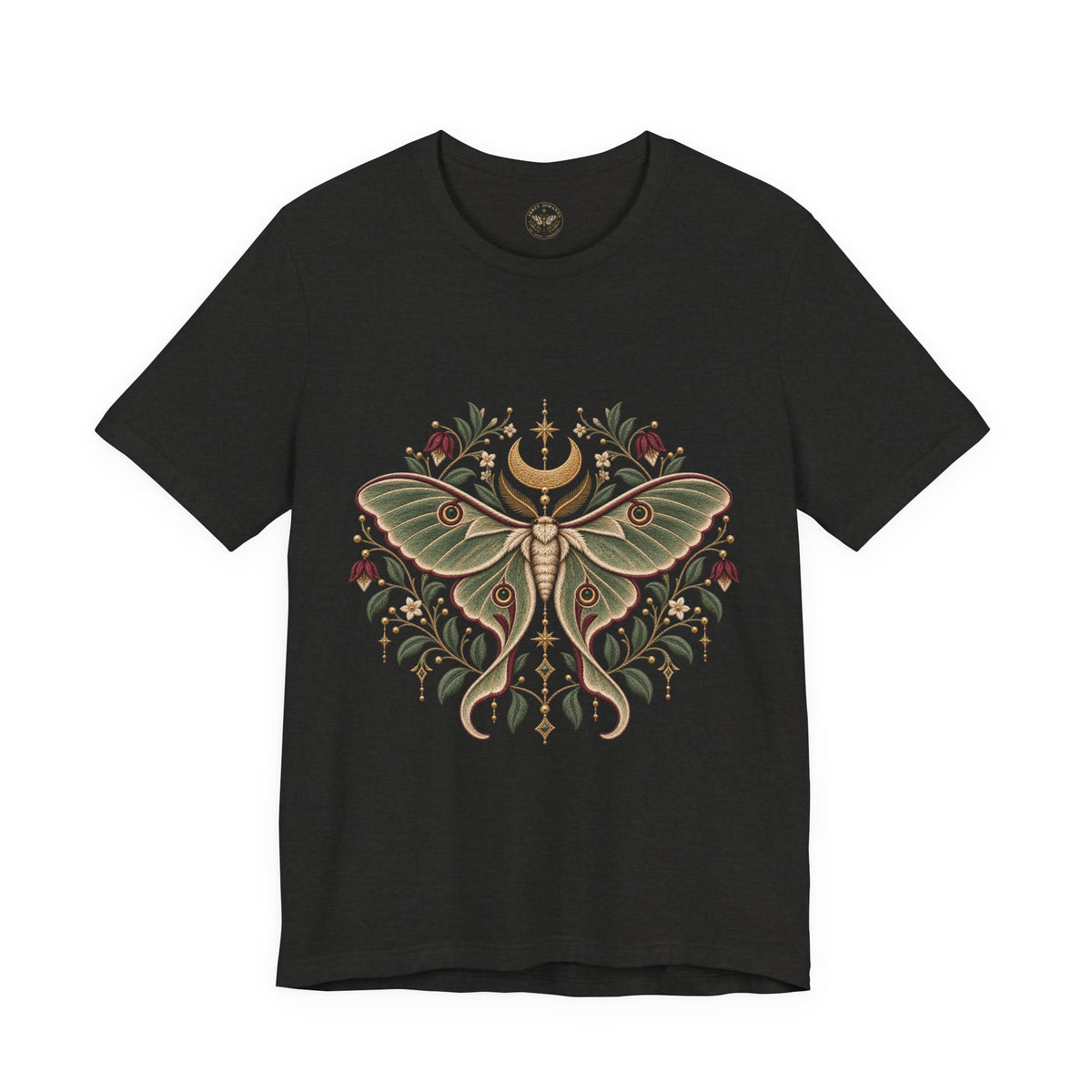 Stag Beetle Wreath | Gothic Botanicals Tee