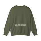 Traditional Tattoo-Style Crane Illustration Sweatshirt | Vintage Flash, Limited Palette — view 54
