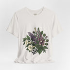 Gothic Botanical 'Look Don't Touch' Tee | Dark Floral Illustration
