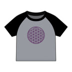 Flower of Life Sacred Geometry- Fitted Baby Tee — view 7