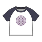 Flower of Life Sacred Geometry- Fitted Baby Tee — view 5