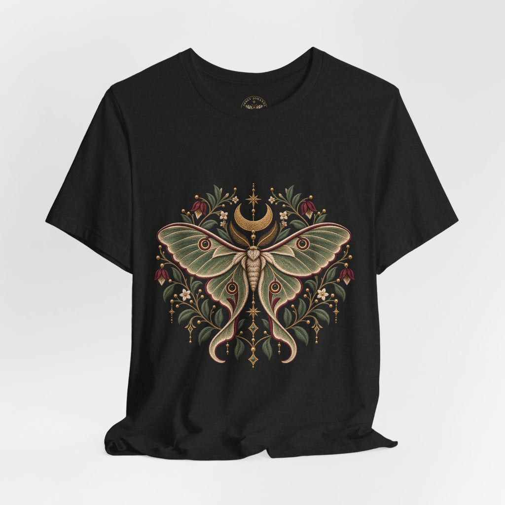 Stag Beetle Wreath | Gothic Botanicals Tee