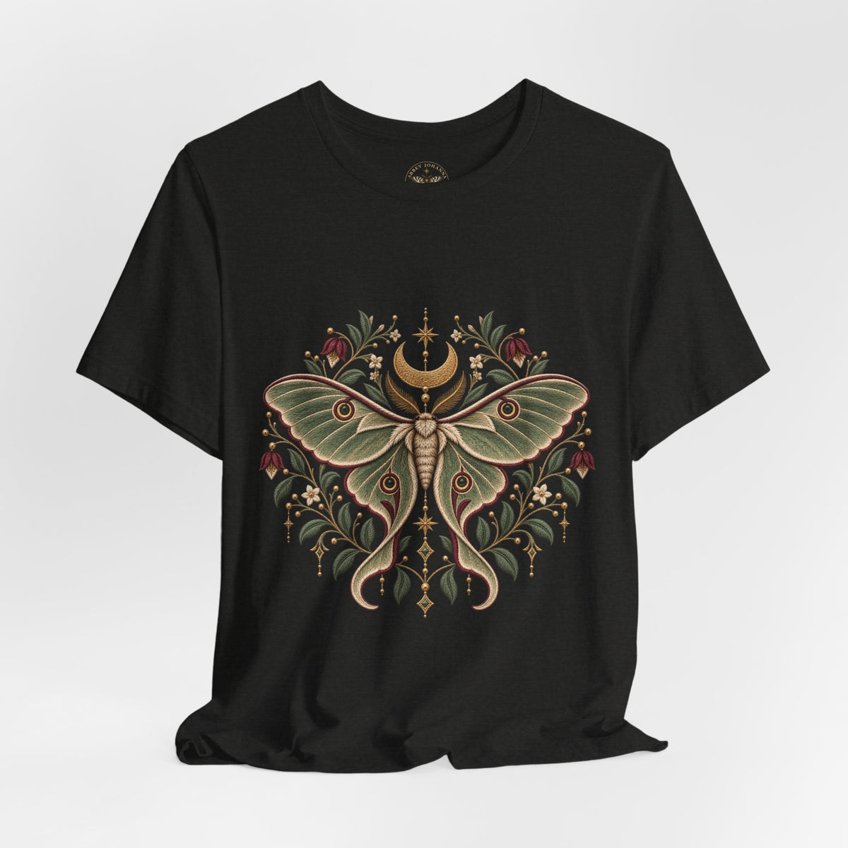 Stag Beetle Wreath | Gothic Botanicals Tee