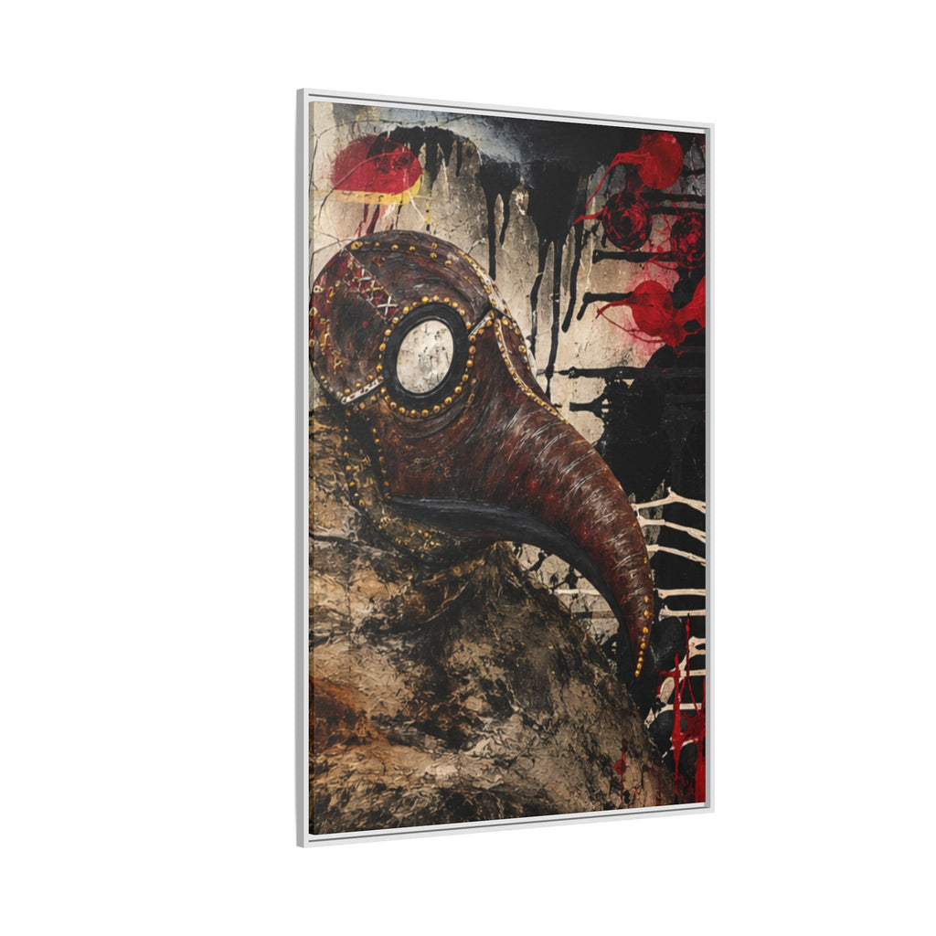 Odd Co. Beauty is Decay – Plague Doctor Framed Canvas | Gothic Dark Wall Art — view 20