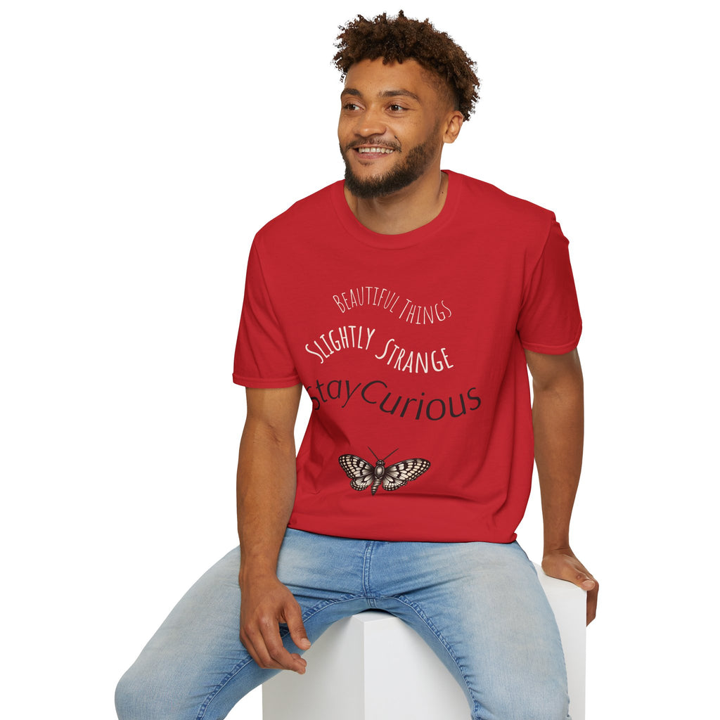 Beautiful Things Are Slightly Strange — Unisex Graphic Soft T-Shirt
