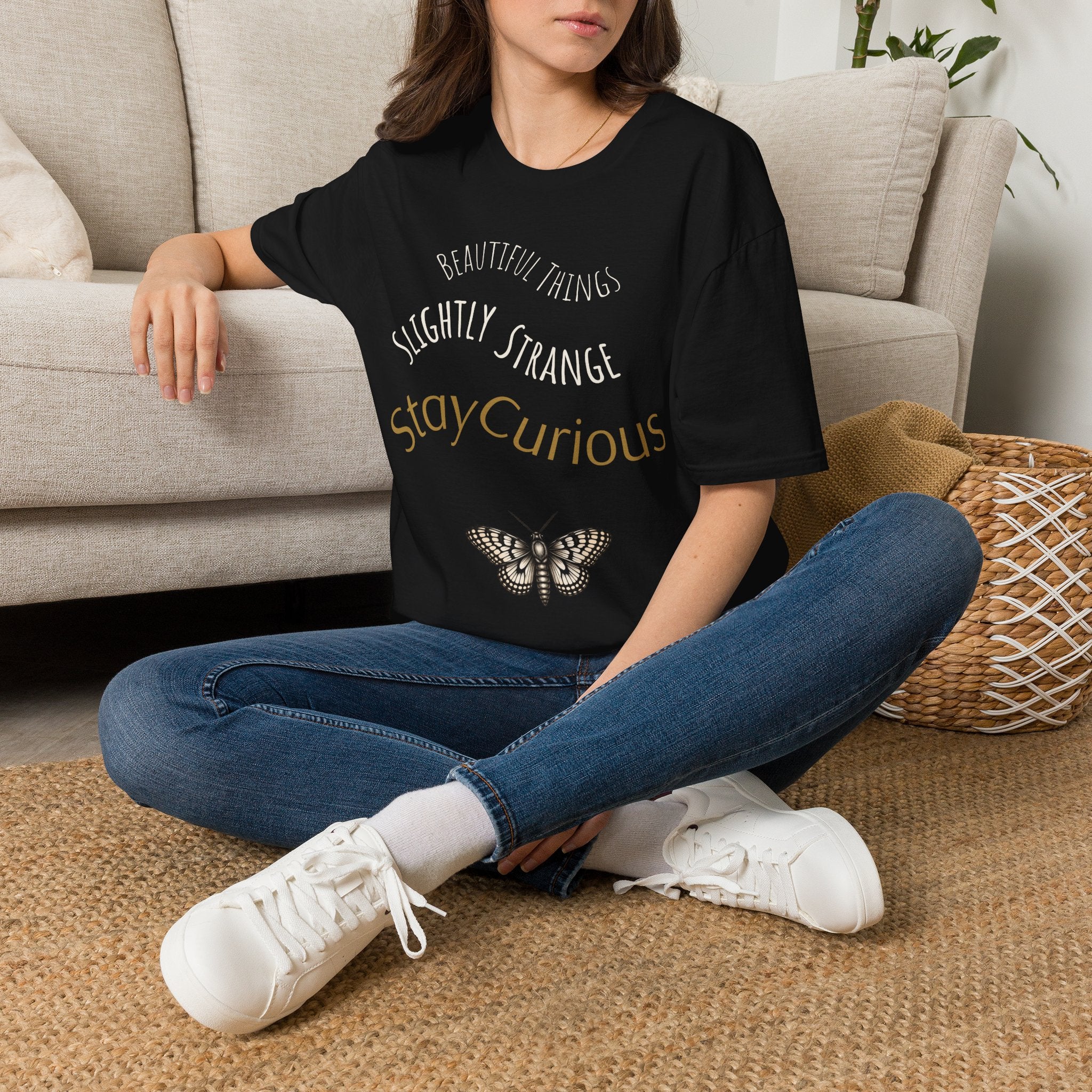 Beautiful Things Are Slightly Strange — Unisex Graphic Soft T-Shirt
