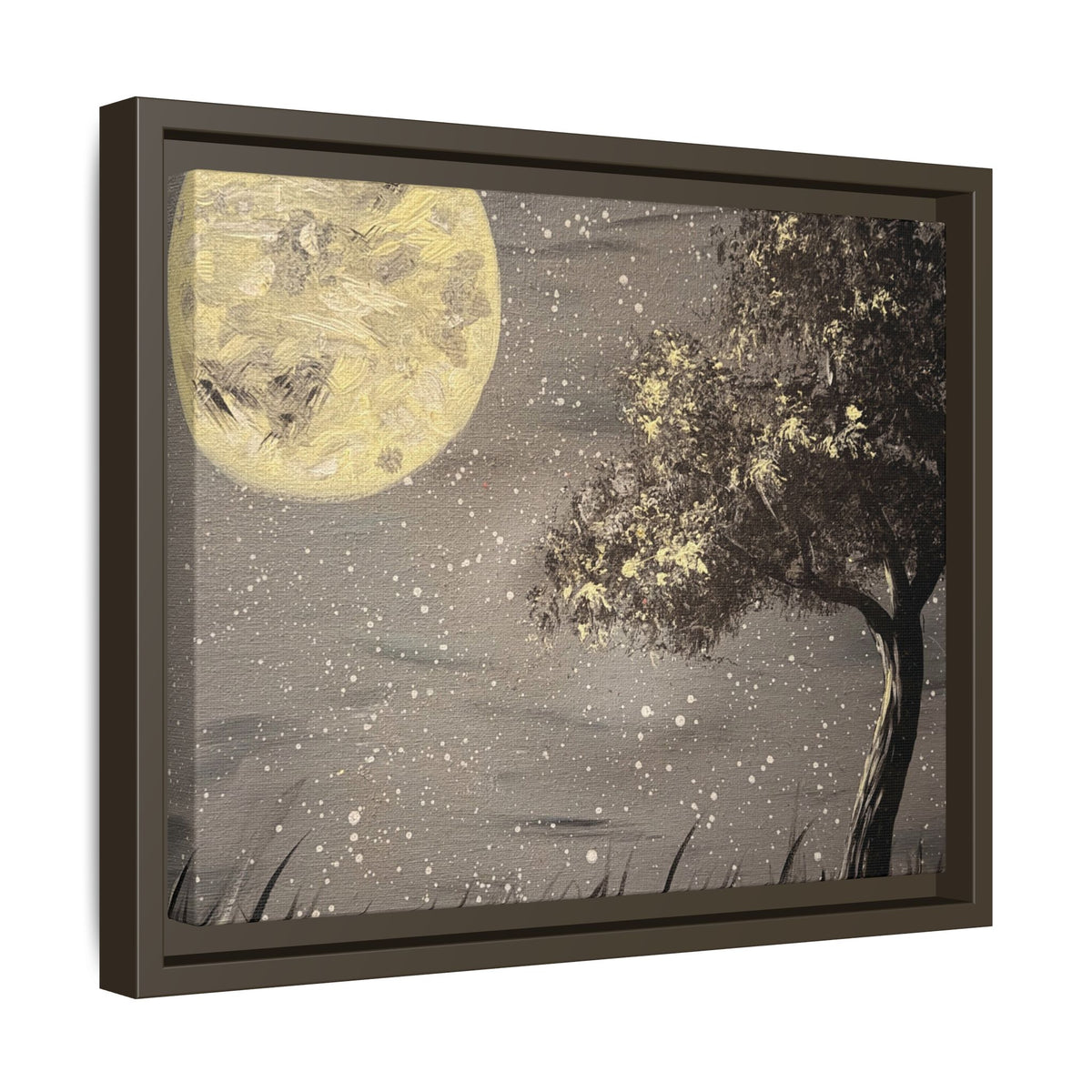 Thieves Moon — Framed Canvas Wall Art | Celestial Night Landscape — view 11
