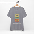 Feed Your Curiosity retro cassette tape graphic T-shirt — product view 12