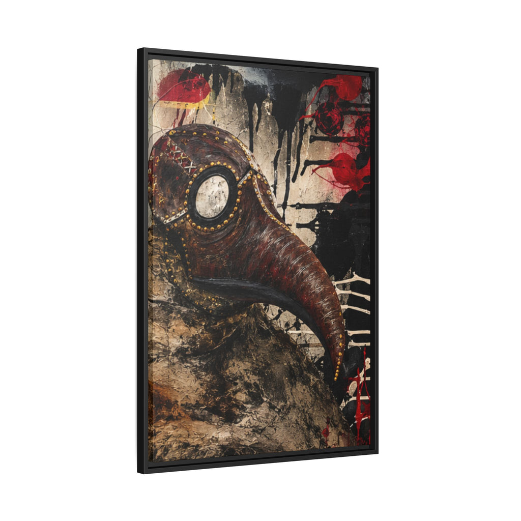 Odd Co. Beauty is Decay – Plague Doctor Framed Canvas | Gothic Dark Wall Art — view 47