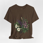 Gothic Botanical 'Look Don't Touch' Tee | Dark Floral Illustration