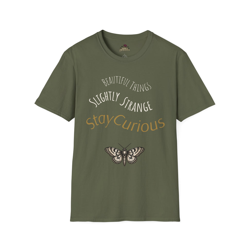 Beautiful Things Are Slightly Strange — Unisex Graphic Soft T-Shirt