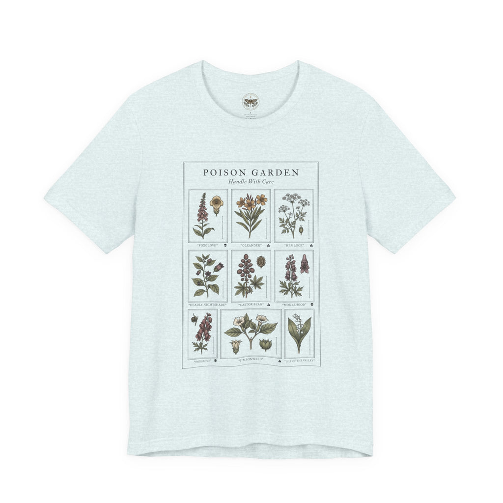 Toxicology Field Notes Botanical Illustration Tee | Gothic Botanicals, Vintage Herbarium