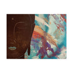Stillness with Chaos – Abstract Portrait Wall Art | Colorful Modern Fine Art Print