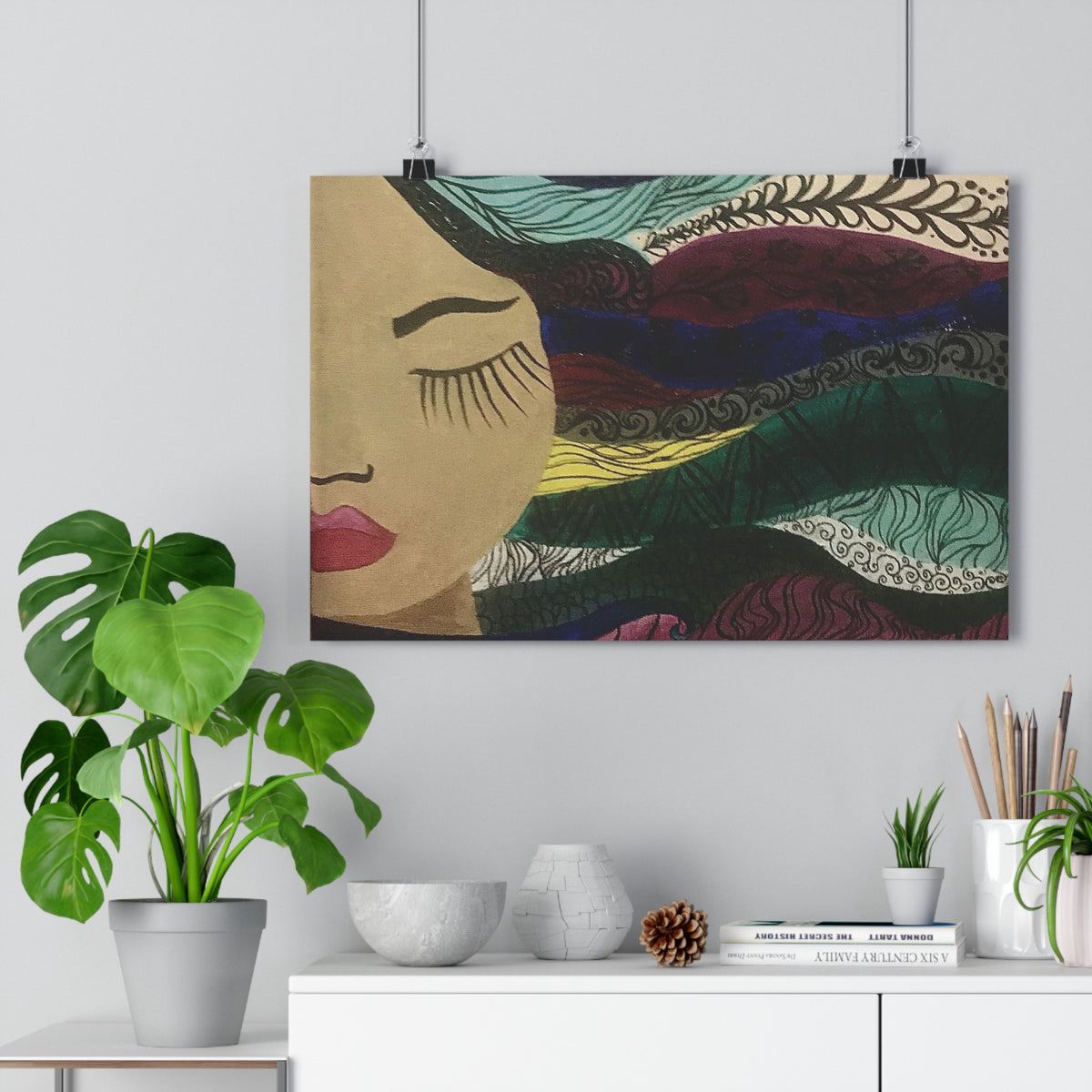 Finally, Peace -Abstract Art Print