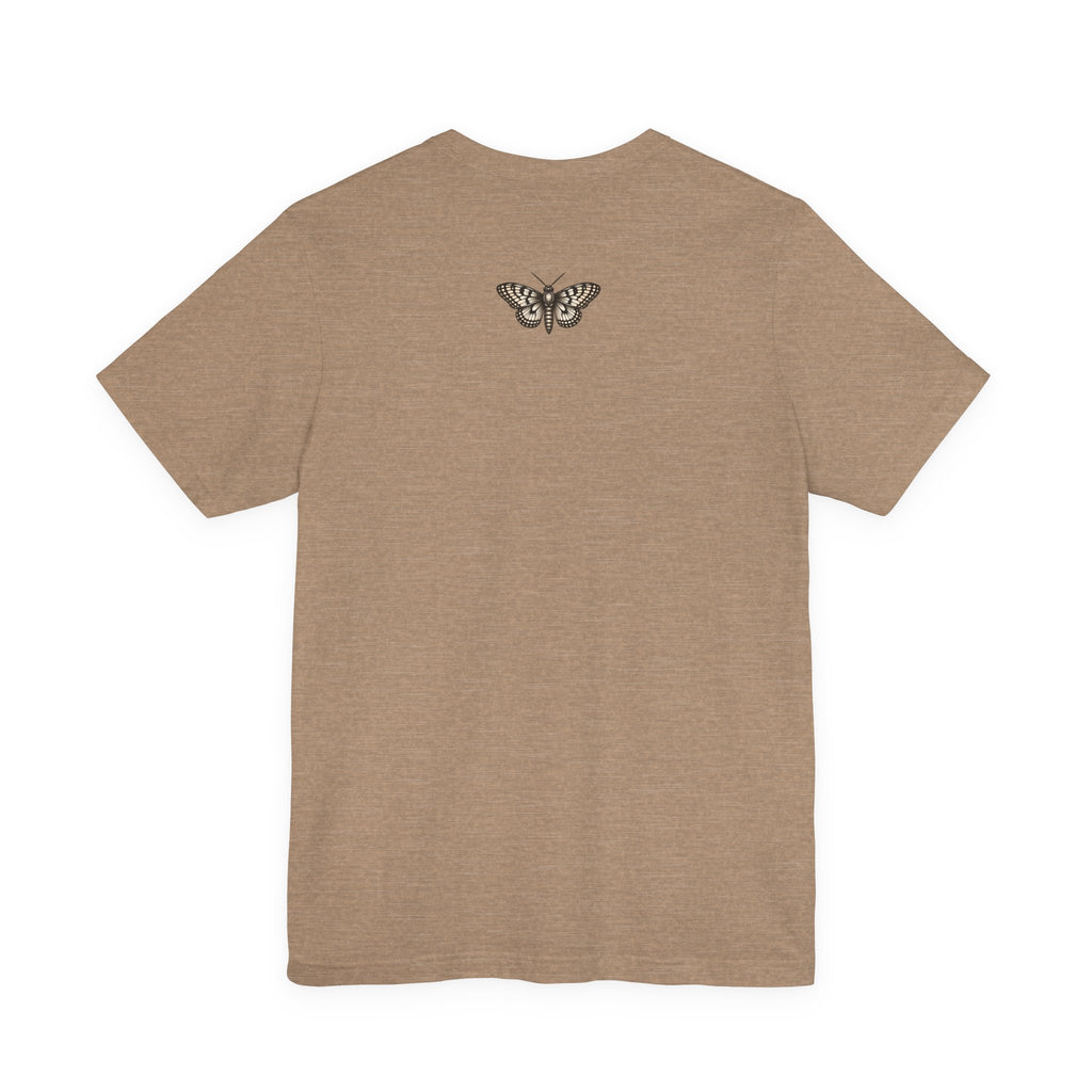Gothic Botanical 'Look Don't Touch' Tee | Dark Floral Illustration