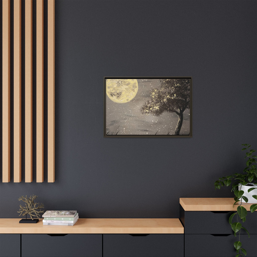 Thieves Moon — Framed Canvas Wall Art | Celestial Night Landscape — view 24