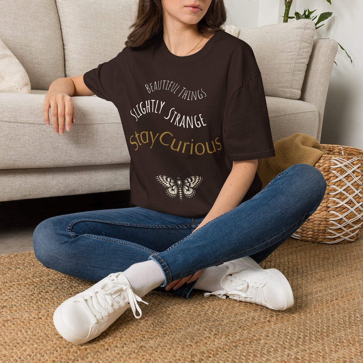 Beautiful Things Are Slightly Strange — Unisex Graphic Soft T-Shirt