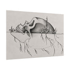What Remains – Botanical Skull Wall Art | Original Charcoal & Graphite Drawing Print — view 18