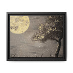 Thieves Moon — Framed Canvas Wall Art | Celestial Night Landscape — view 1