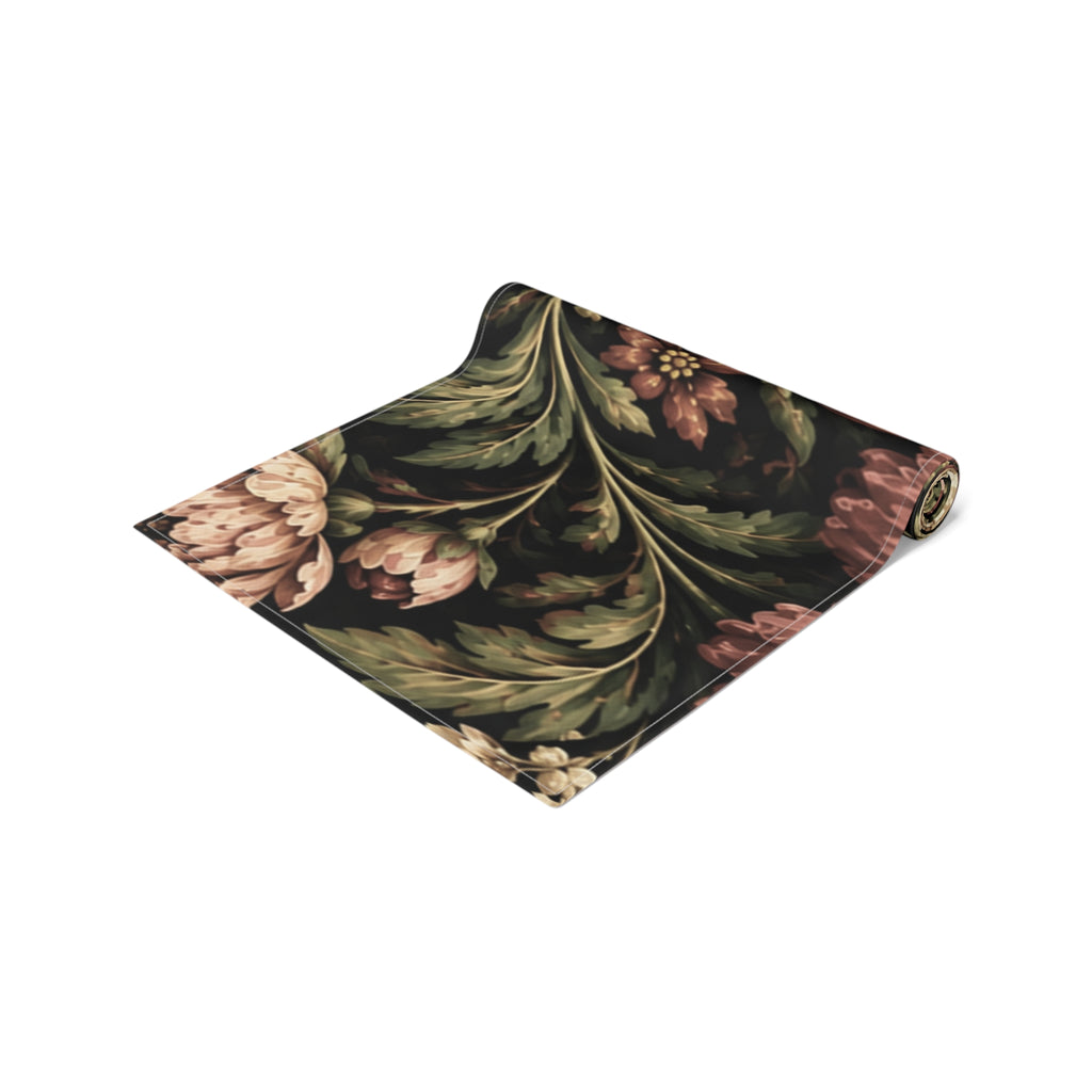 Midnight Garden cotton table runner – product view 6