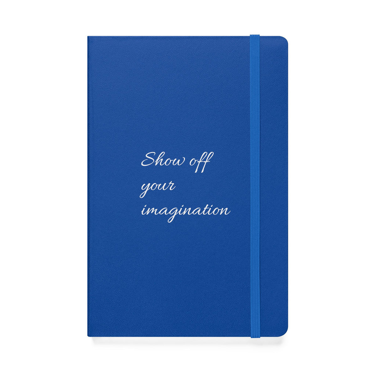 Customizable hardcover notebook with lined cream pages and personalized message option — product view 8