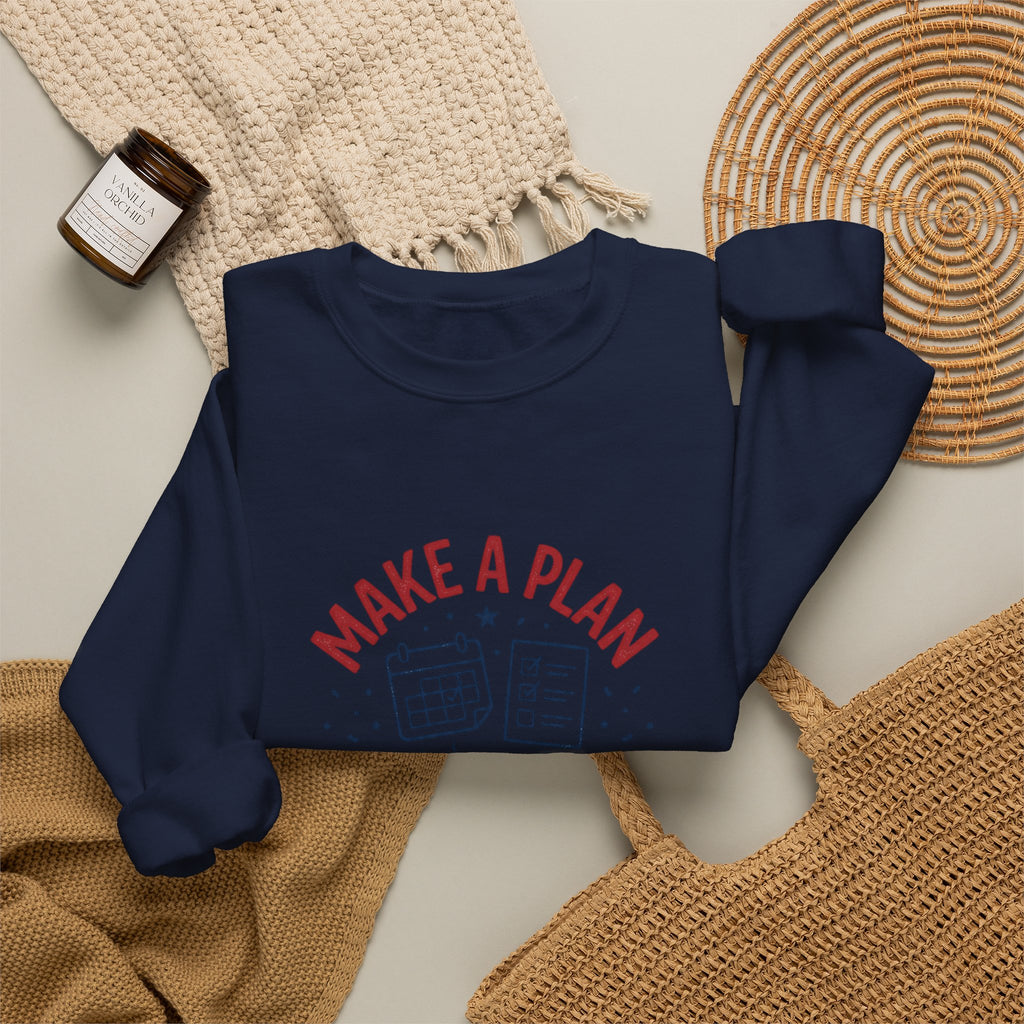 Make a Plan Then Vote Sweatshirt | Midterm Elections Voter Reminder — view 15