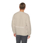 Traditional Tattoo-Style Crane Illustration Sweatshirt | Vintage Flash, Limited Palette — view 41