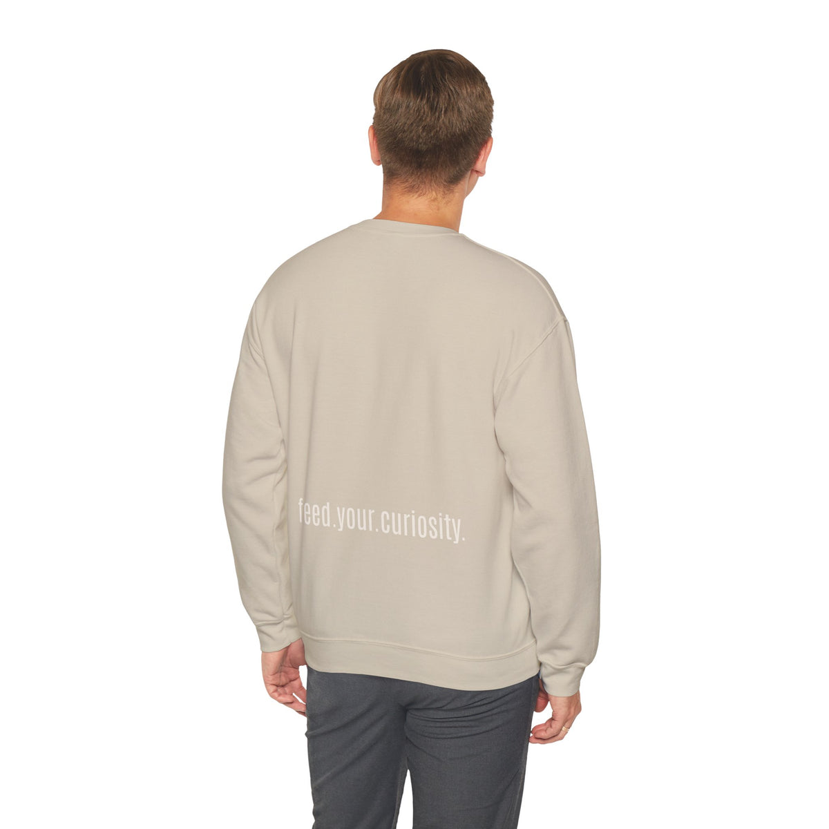 Traditional Tattoo-Style Crane Illustration Sweatshirt | Vintage Flash, Limited Palette — view 41