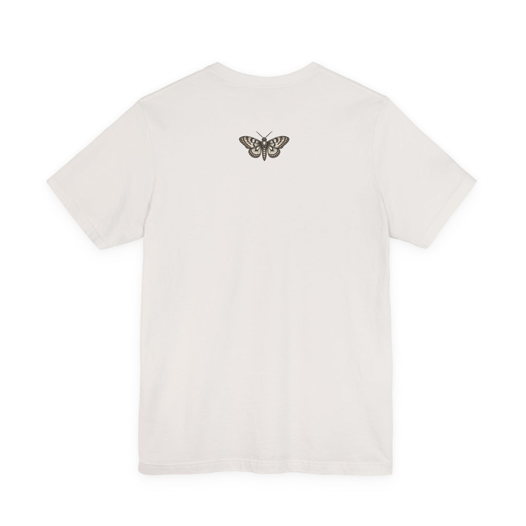 Gothic Botanical 'Look Don't Touch' Tee | Dark Floral Illustration