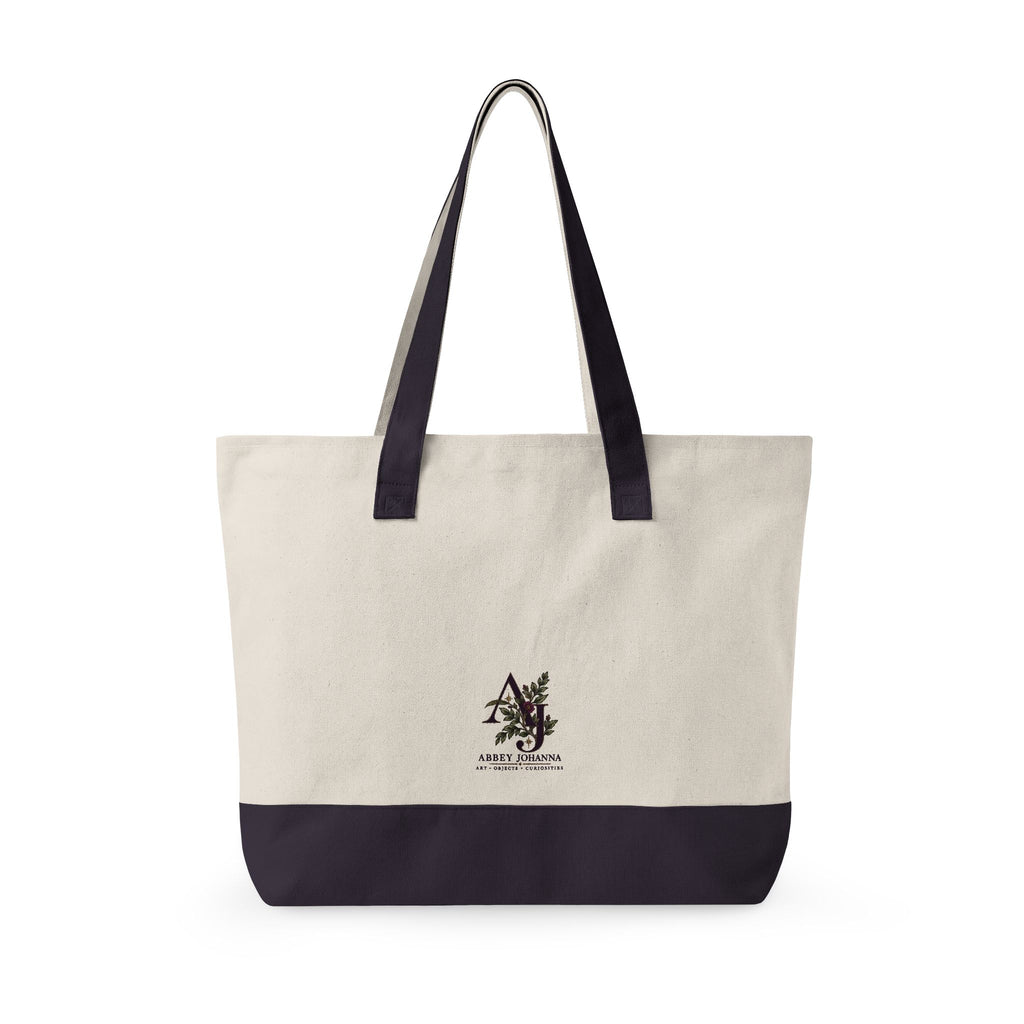 Peace…Finally – Abstract Art Zippered Canvas Tote | Original Artist Carryall — view 12