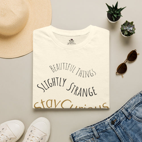 Beautiful Things Are Slightly Strange — Unisex Graphic Soft T-Shirt