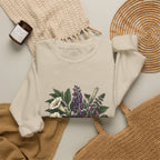 Gothic Floral Crest “Look Don't Touch” Sweatshirt | Gothic Botanicals