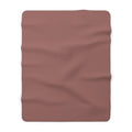 Faded Rose Sherpa Fleece Blanket – product view 1