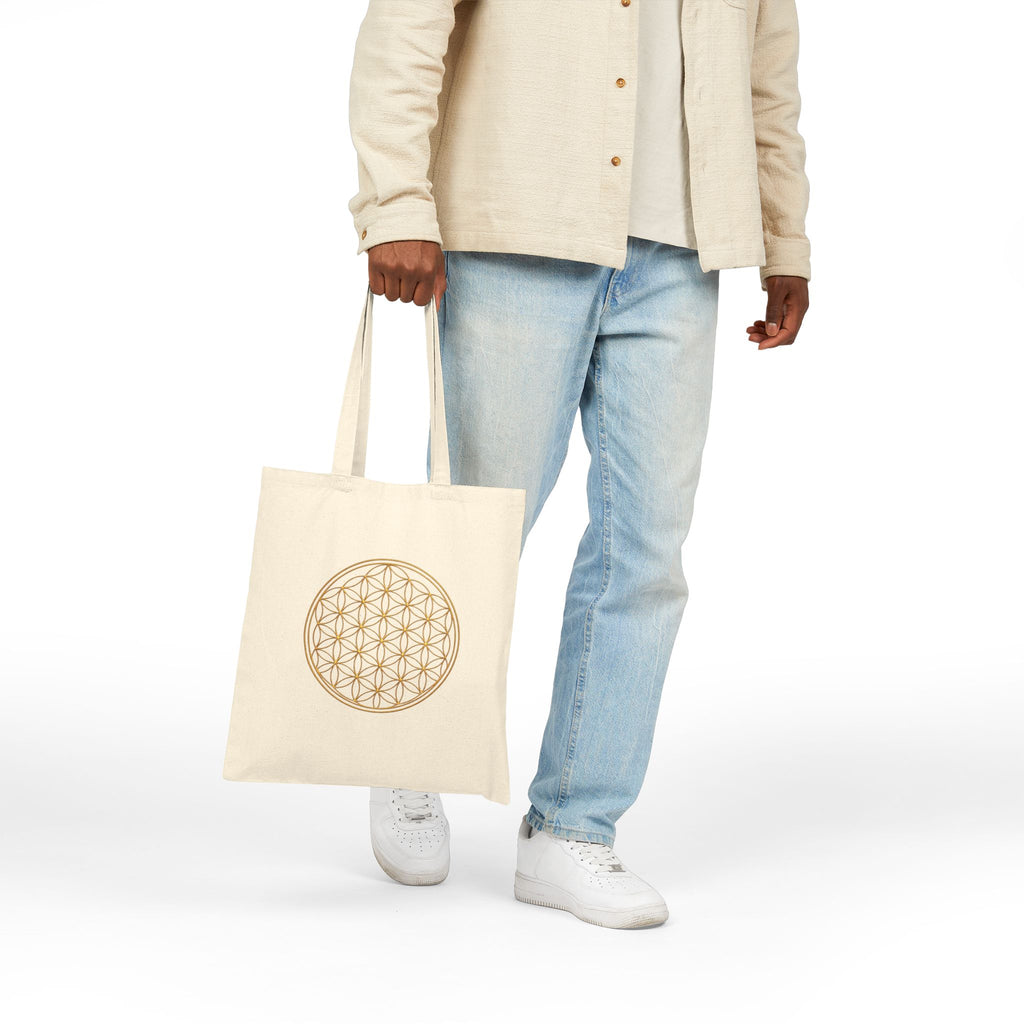 Flower of Life — Sacred Geometry Canvas Tote | Abbey Johanna — view 3