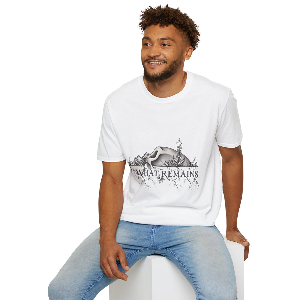 What Remains – Botanical Skull Graphic Tee | Dark Nature Oddities T-Shirt — view 13