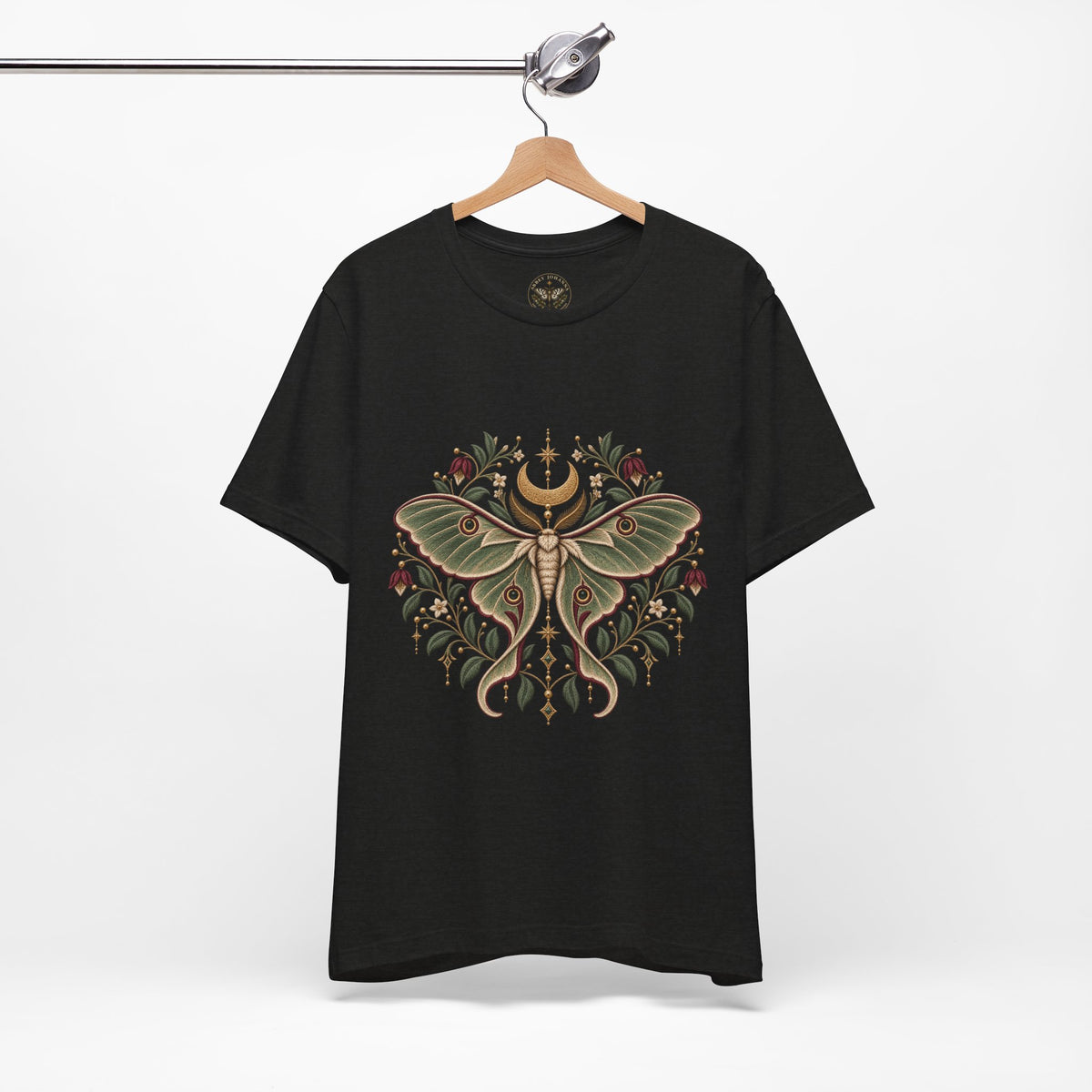Stag Beetle Wreath | Gothic Botanicals Tee