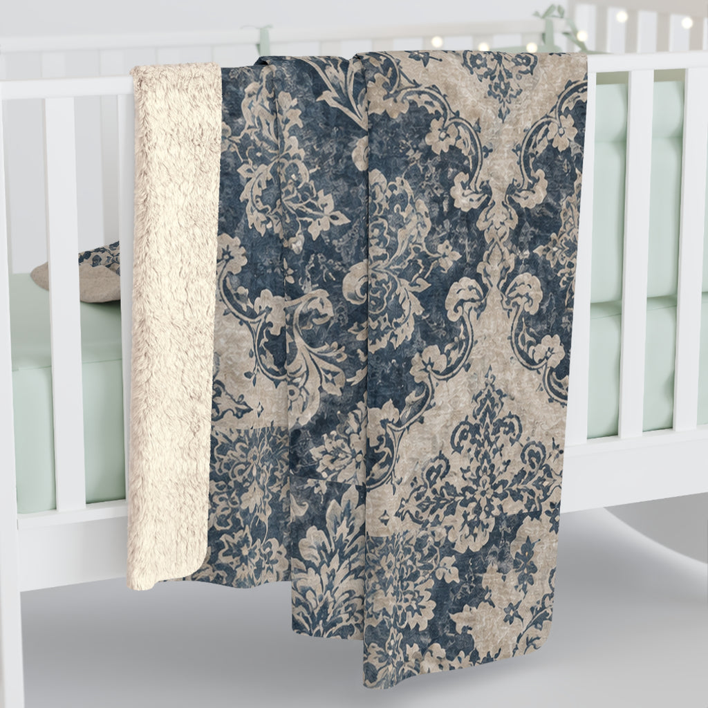 Frosted Relic Sherpa Throw | The Winter House Collection