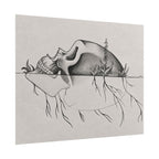 What Remains – Botanical Skull Wall Art | Original Charcoal & Graphite Drawing Print — view 21