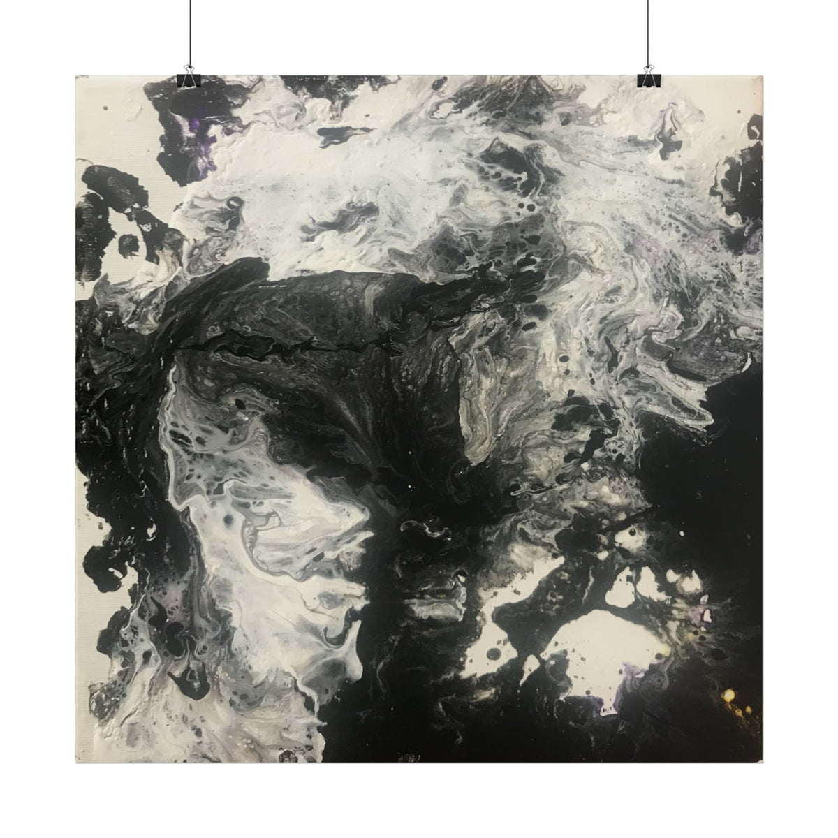 Black & White Smokey Fall Decor