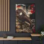 Odd Co. Beauty is Decay – Plague Doctor Framed Canvas | Gothic Dark Wall Art — view 25