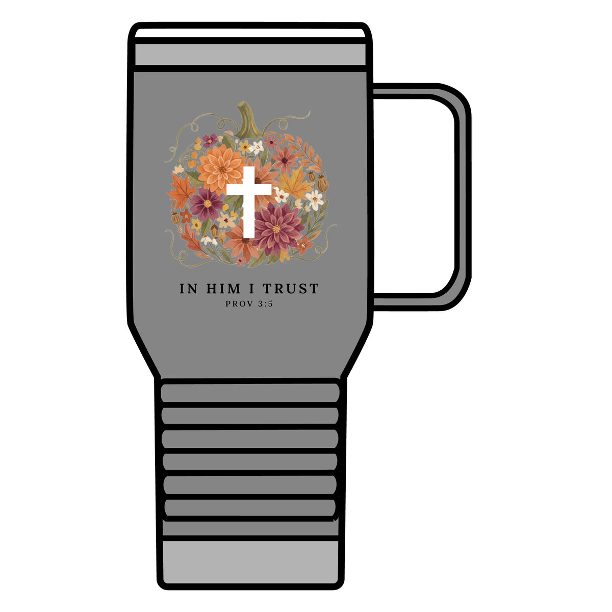 In Him I Trust 20 oz Insulated Travel Mug | Proverbs — product image 5