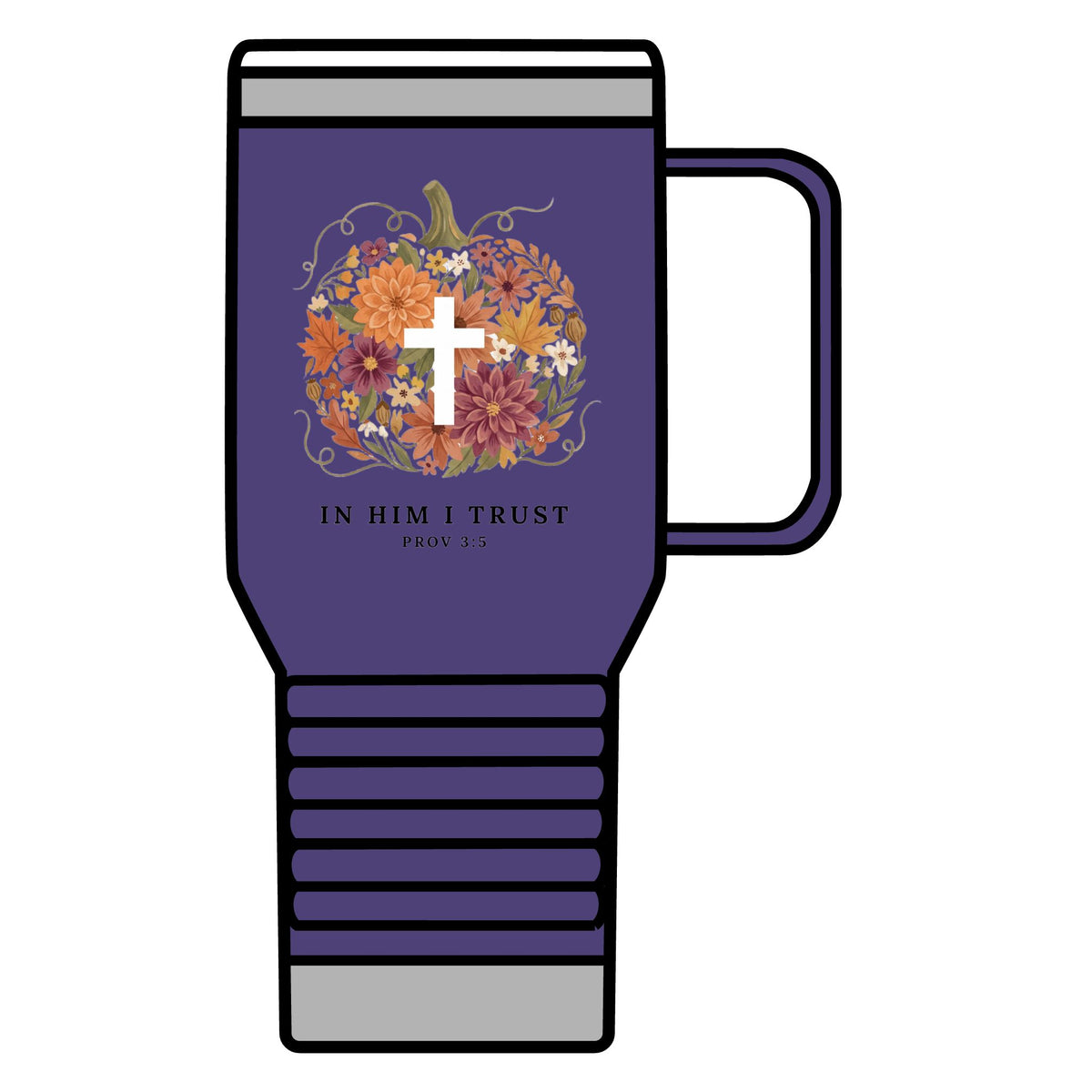 In Him I Trust 20 oz Insulated Travel Mug | Proverbs — product image 7