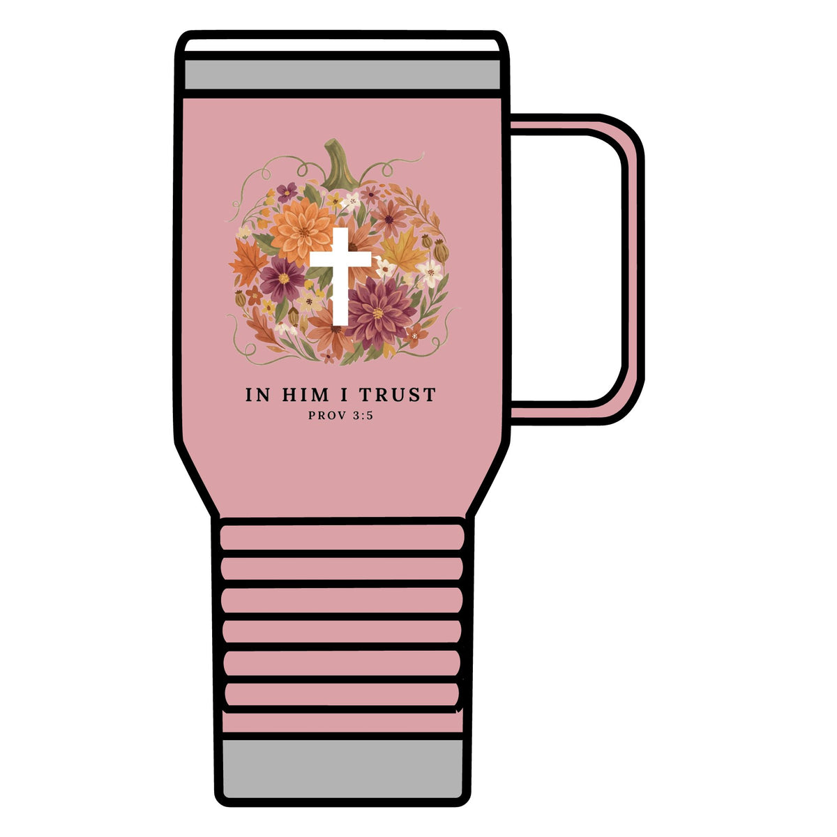 In Him I Trust 20 oz Insulated Travel Mug | Proverbs — product image 9
